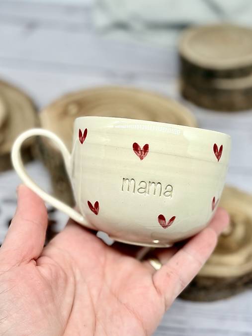 Love - šálka latte mama (280ml, s uškom)