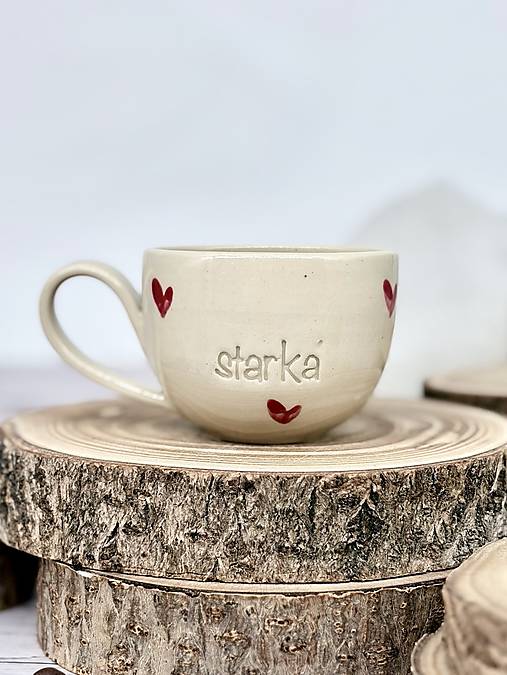 Love - šálka espresso starká (100ml, s uškom)