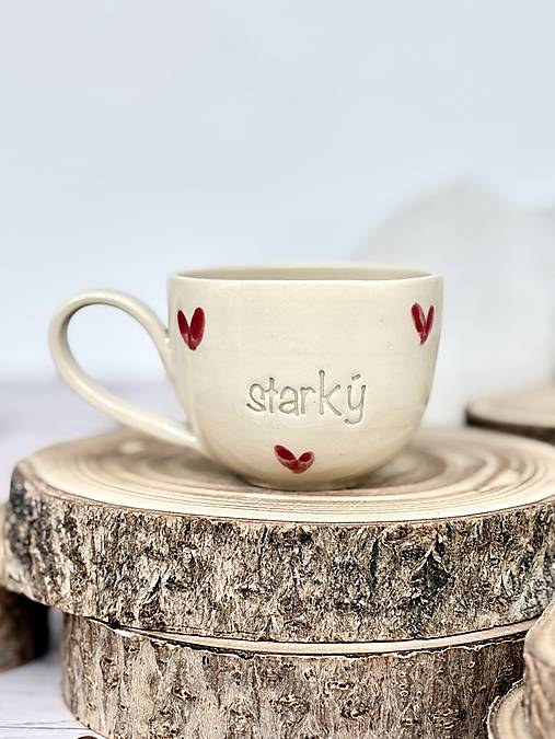 Love - šálka espresso starký (100ml, s uškom)