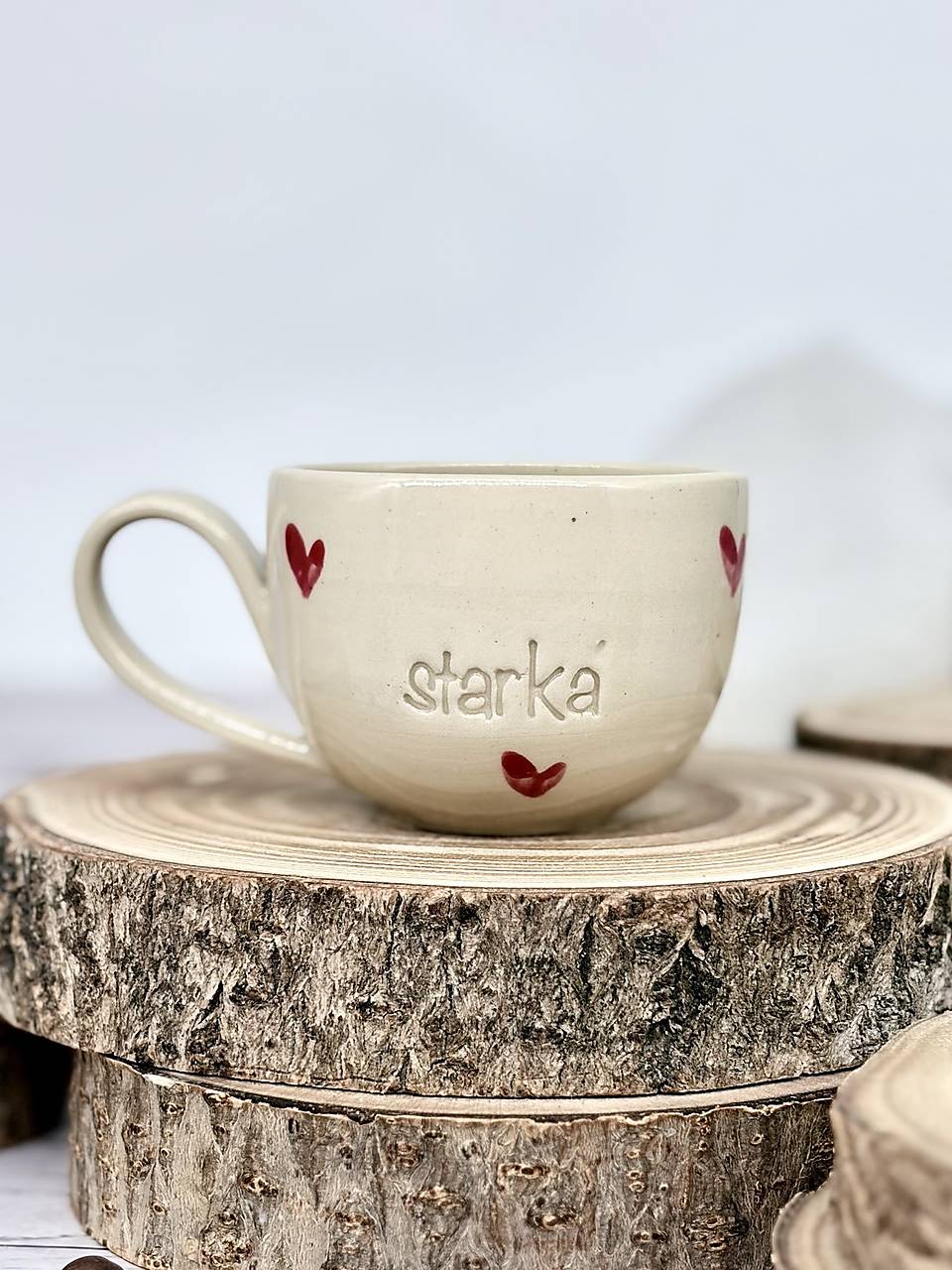 Love - šálka espresso starká (100ml, s uškom)
