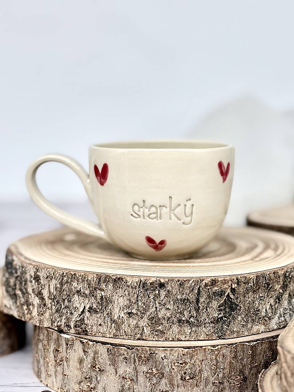 Love - šálka espresso starký (100ml, s uškom)