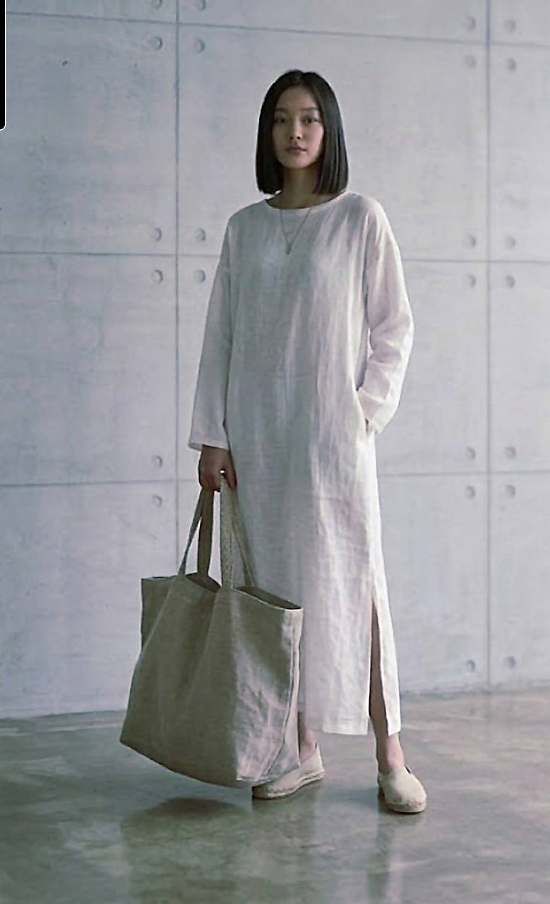 Šaty - Biele ľanové šaty MINIMAL CHIC - 18325312_