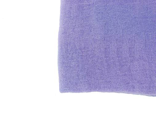 Šály a nákrčníky - "lilac gradient" bavlnený  šál  skladom - 18325856_