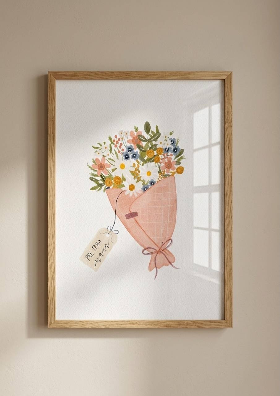 PRE TEBA, MAMA - art print