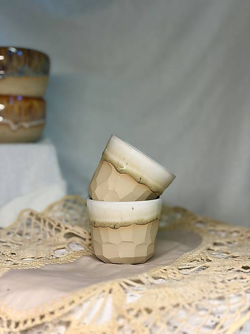 Keramický hrnček na Espresso Raw Gem Sand Drip