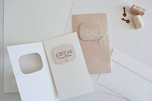 Papiernictvo - Svadobná pozvánka - "Save our date... the start of forever" - 18330033_