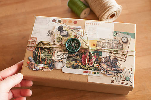 Papiernictvo - Kreatívny set "Miluje cestovanie" - 18330126_