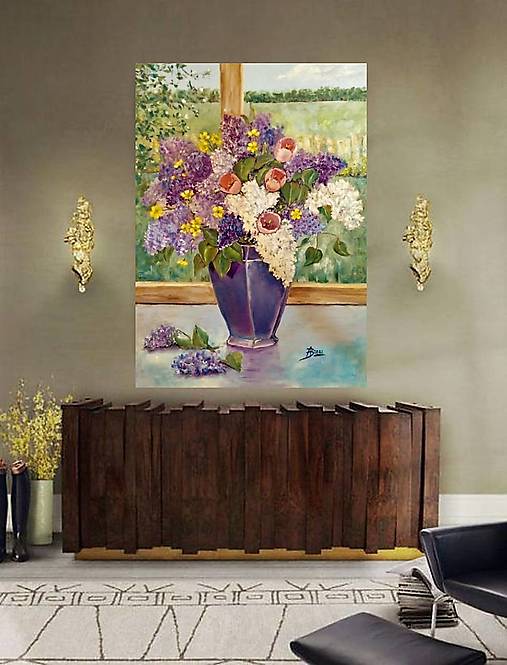 Obrazy - Vôňa orgovánu_50x70 - 18331501_