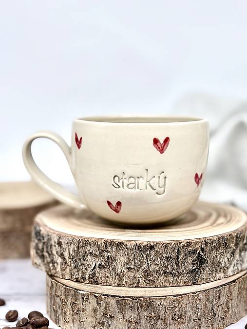 Love - šálka cappuccino starký (200ml, s uškom) ZĽAVA
