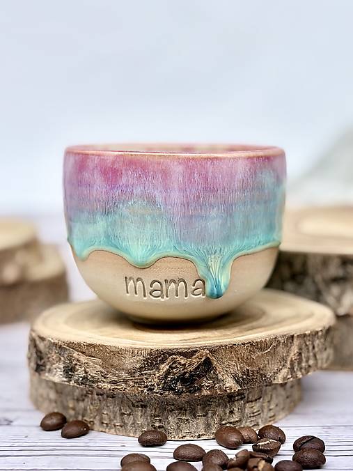Aurora - pohárik cappuccino mama (200ml, bez uška)