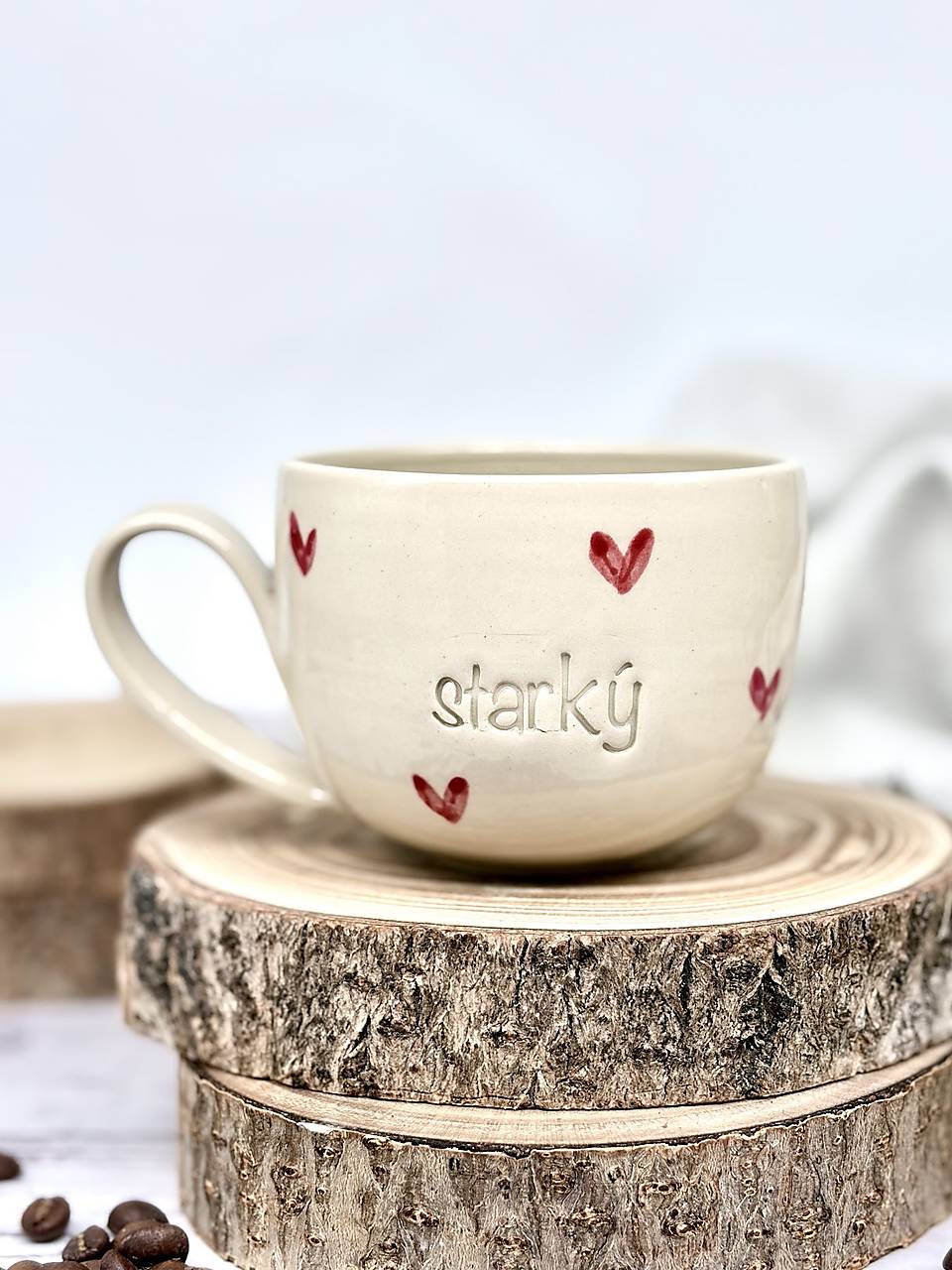 Love - šálka cappuccino starký (200ml, s uškom) ZĽAVA