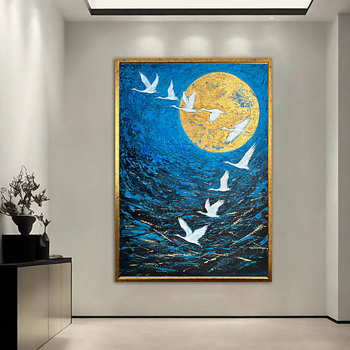 Obrazy - Nad hladinou II_70x50 - 18331665_