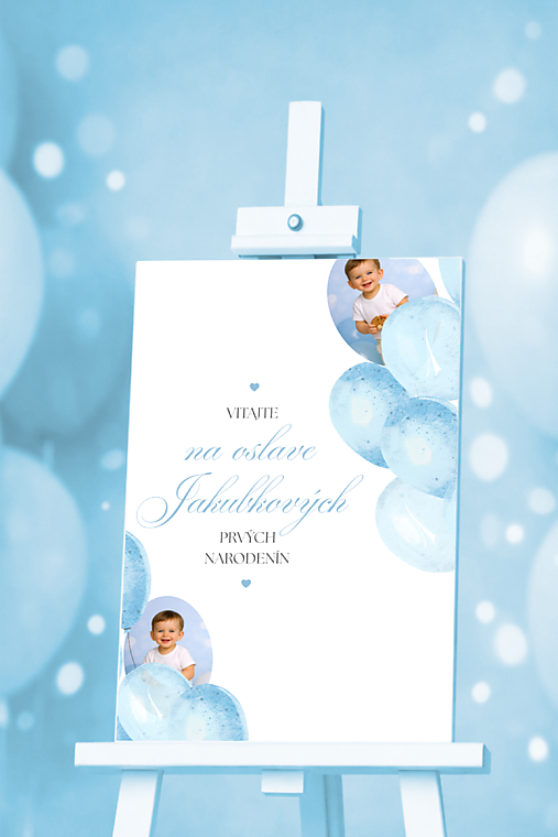 Grafika - PDF personalizovaný Uvítací plagát na oslavu narodenín - 18332862_