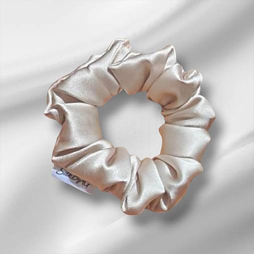 Hodvábna gumička do vlasov - pravý hodváb SilkByAG