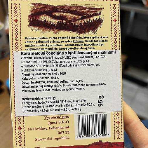 Čokolády POLONINKA