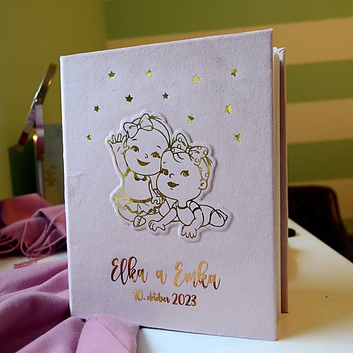 Personalizovaný fotoalbum Dvojičky