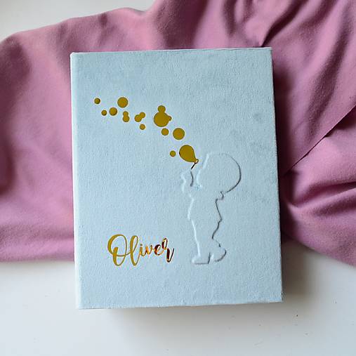 Personalizovaný fotoalbum Chlapec s bublifukom