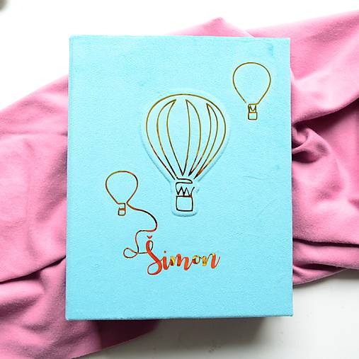 Personalizovaný fotoalbum Lietajúci balón