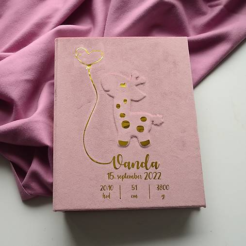 Personalizovaný fotoalbum Žirafa