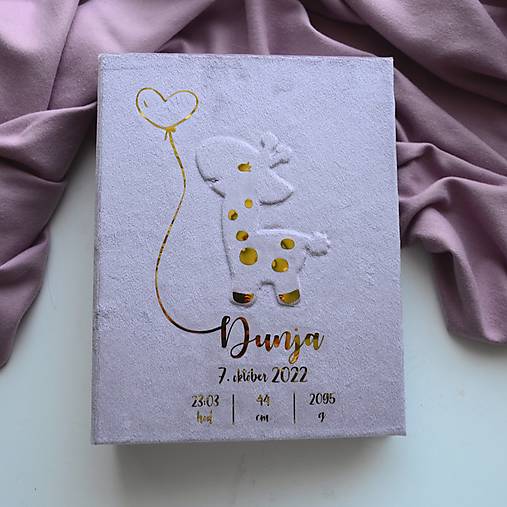 Personalizovaný fotoalbum Žirafa