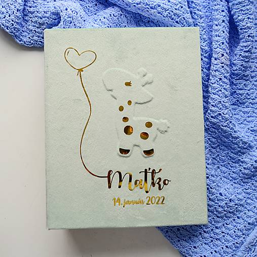 Personalizovaný fotoalbum Žirafa