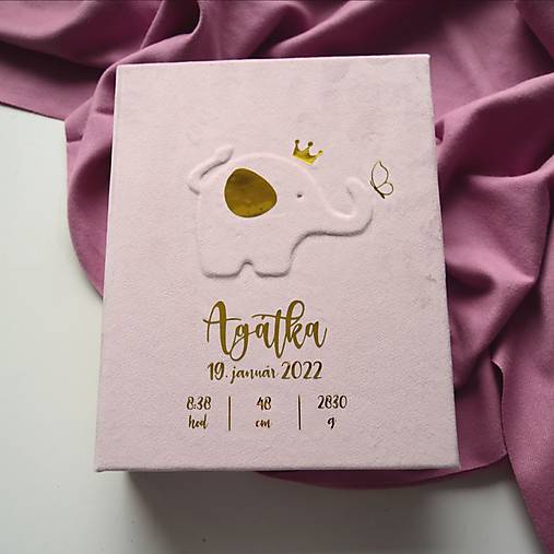 Personalizovaný fotoalbum Slon