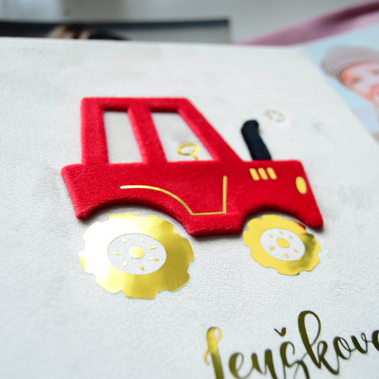 Personalizovaný fotoalbum Traktor