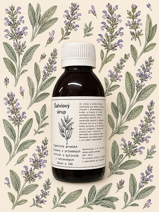 Sirupy - Šalviový sirup - 18337278_