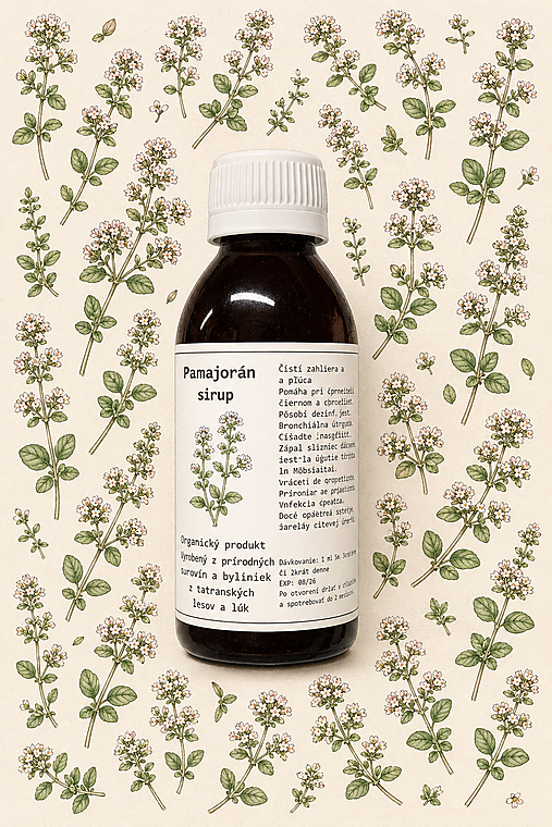 Sirupy - Pamajoránový sirup - 18337296_