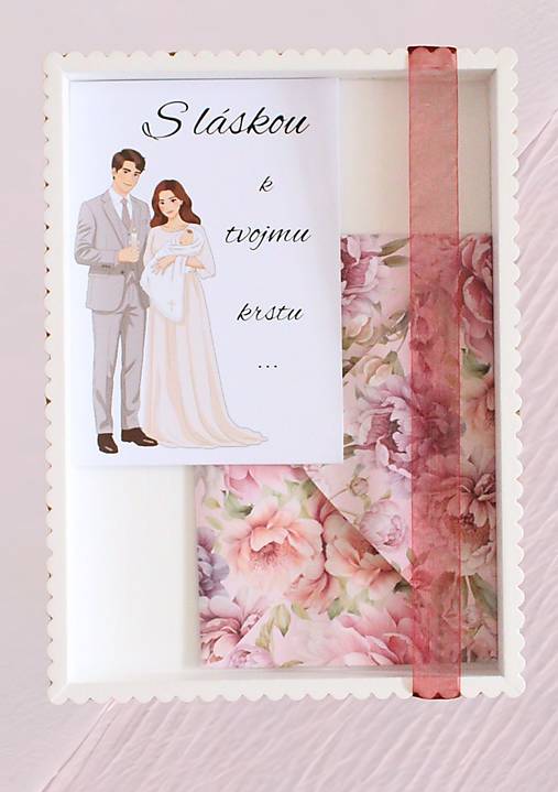 Papier - Pohľadnica krst / christening card - 18339006_