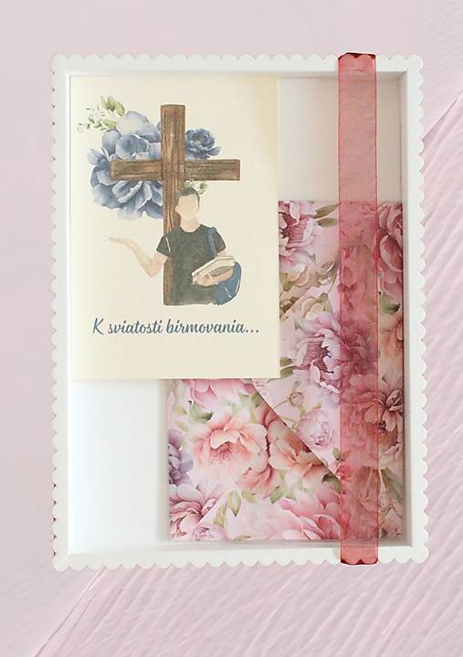 Papier - Pohľadnica birmovka / Confirmation card - 18339023_