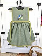 Iné oblečenie - Vidiecka zásterka pre malé gazdinky – tabard - 18341262_