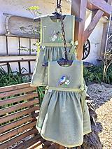Iné oblečenie - Vidiecka zásterka pre malé gazdinky – tabard - 18341271_