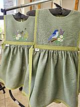 Iné oblečenie - Vidiecka zásterka pre malé gazdinky – tabard - 18341272_