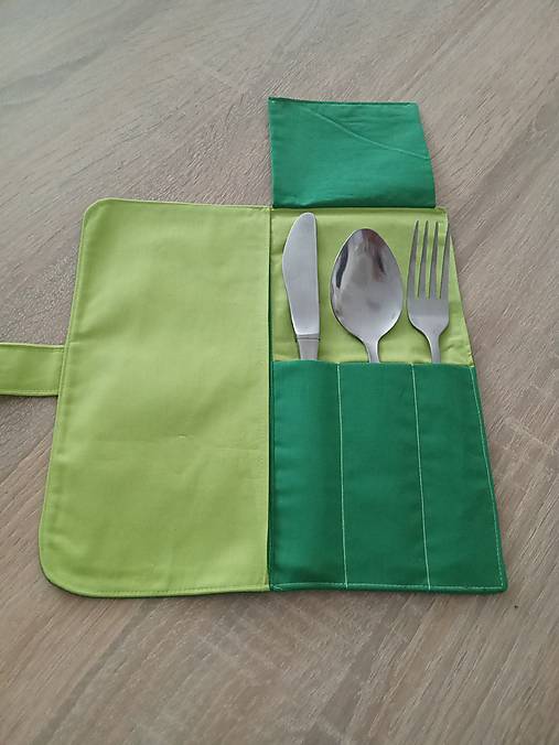 Úžitkový textil - Praktický obal na príbor - 18343237_