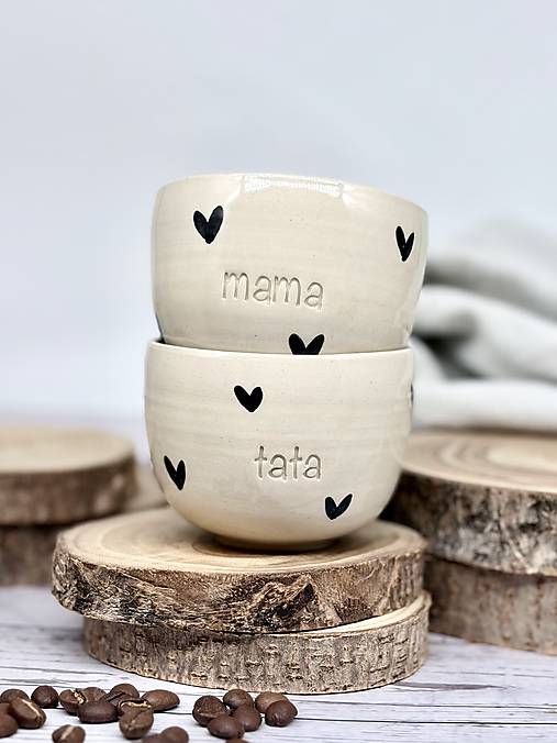 Noir Love - pohárik cappuccino mama (200ml, bez uška)