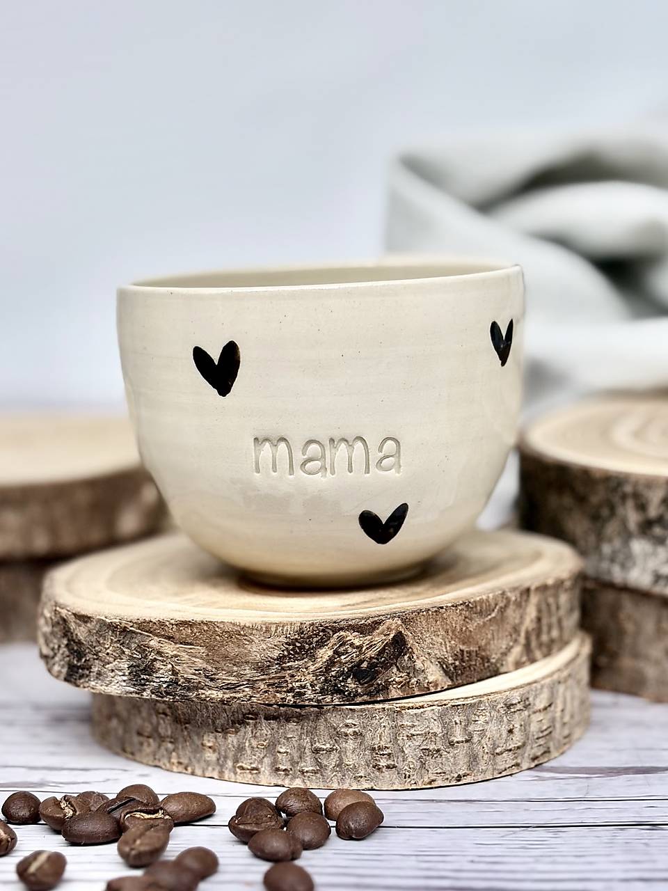 Noir Love - pohárik cappuccino mama (200ml, bez uška)