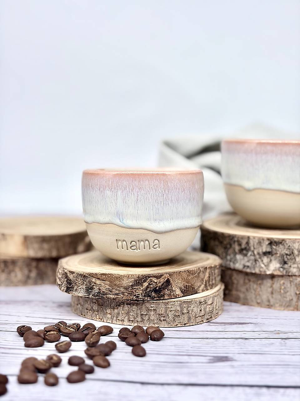Pinkie - pohárik cappuccino mama (200ml, bez uška)