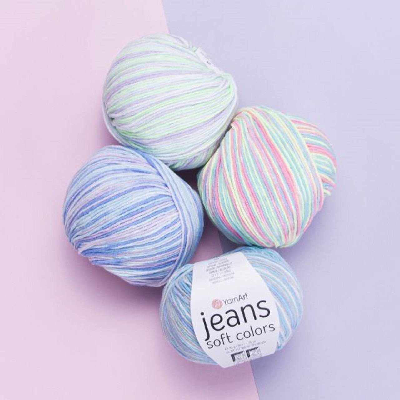 Yarnart Jeans Soft Colors 50g