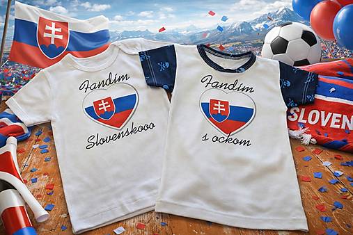 Dekorácie - Fandím Slovensko.. s ockom - 18348111_