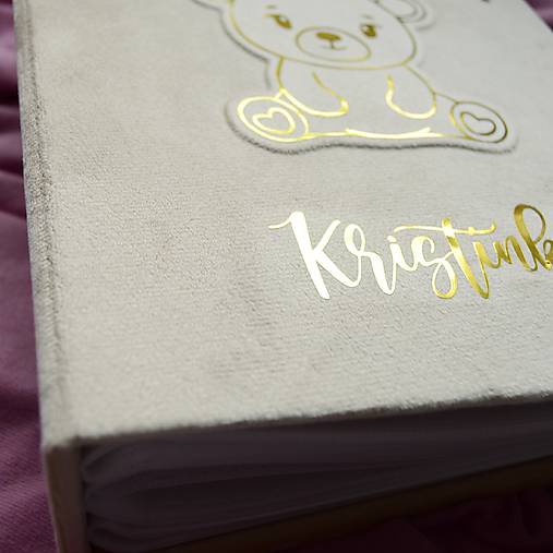 Personalizovaný fotoalbum Medvedík