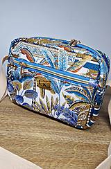 Kabelky - Kabelka GRÉTA Blue Ornament - 18350328_
