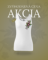 Topy, tričká, tielka - Tielko - Kvety - 18349464_