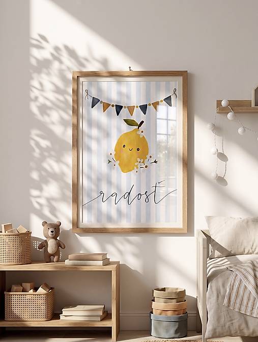KOLEKCIA DETSKÝCH PRINTOV OVOCIE DUCHA (zvýhodnený set)