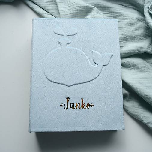 Personalizovaný fotoalbum Veľryba