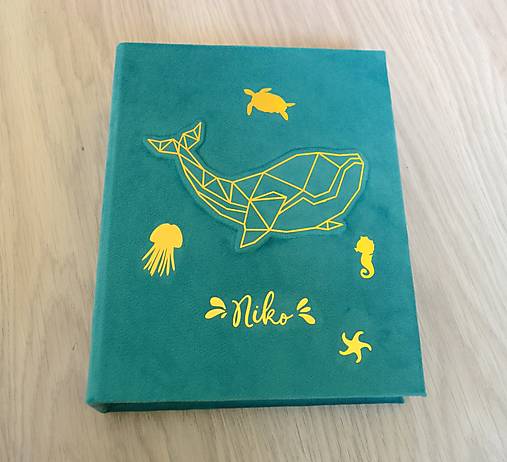 Personalizovaný fotoalbum Veľryba