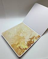 Papiernictvo - Blahoželanie / pohľadnica s 3-kvetinou ... - 18351762_