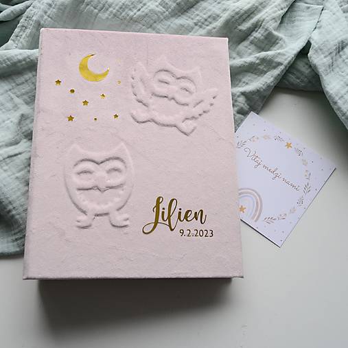 Personalizovaný fotoalbum Sovy