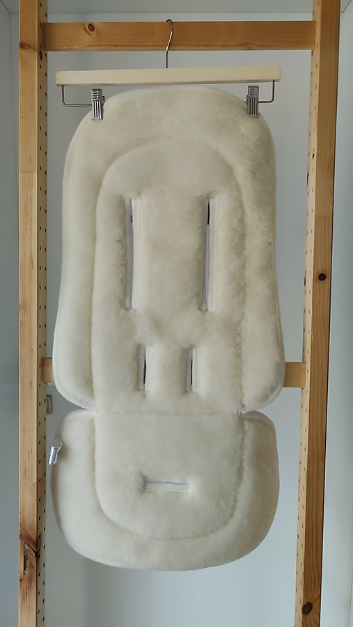 Detský textil - Joolz AER 2 Wildride BOHO / Podložka do kočíka 100% Merino top super wash Natural na mieru - 18353058_