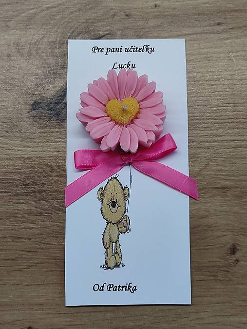 Personalizovaný darček – kvet s venovaním